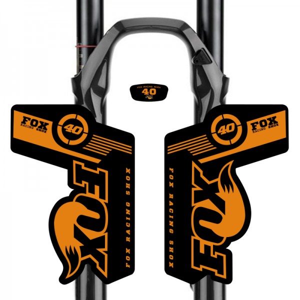 Mountain Bicycle Fork Decal Stickers for FOX Factory 40 RACKING SHOX